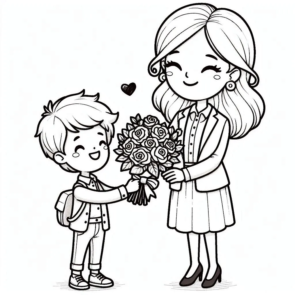 Gift coloring pages 23