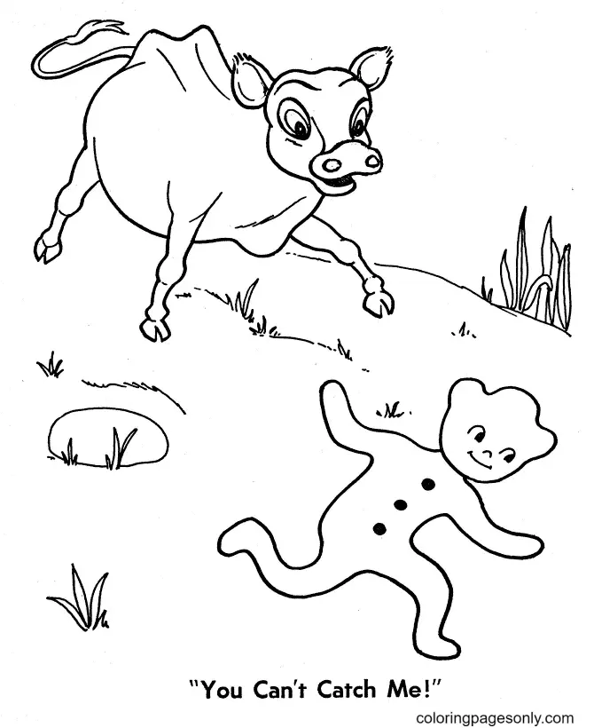 Gingerbread Man Coloring Pages 25