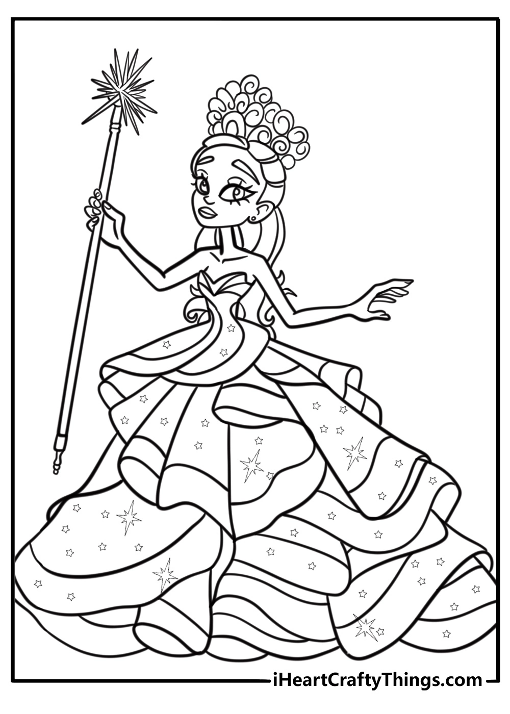 Glinda para Colorir 21