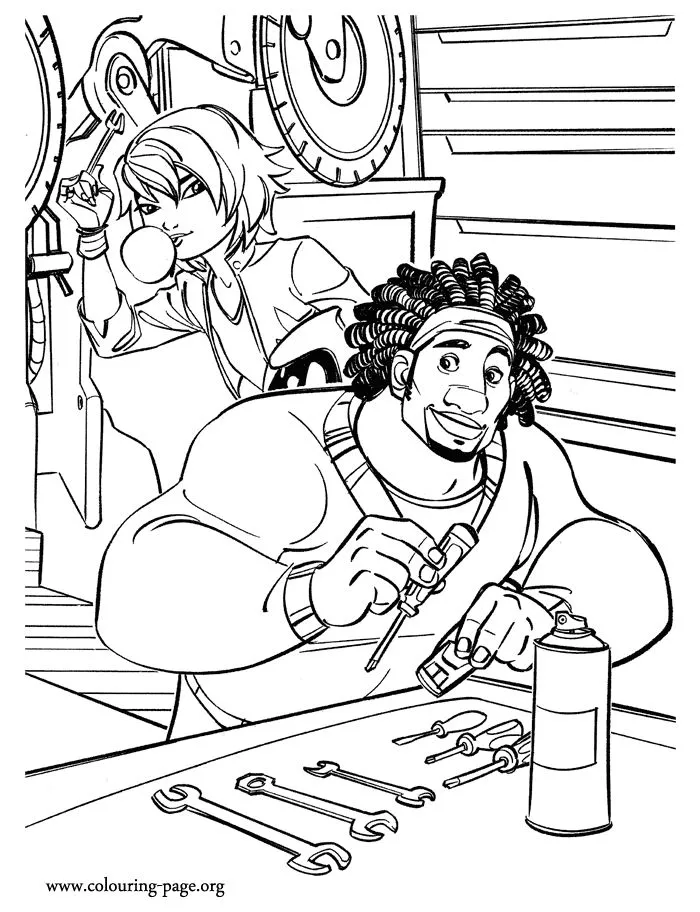 GoGo Tomago Coloring pages 3