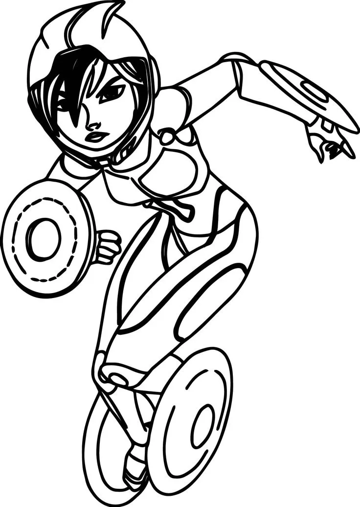 GoGo Tomago Coloring pages 8