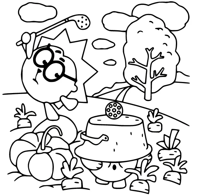 Golf Coloring Pages 8