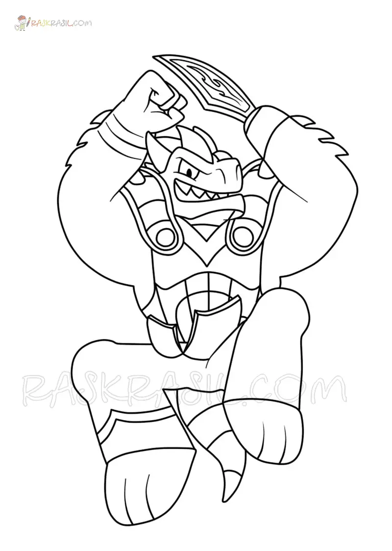 Goo Jit Zu Para Colorear 10