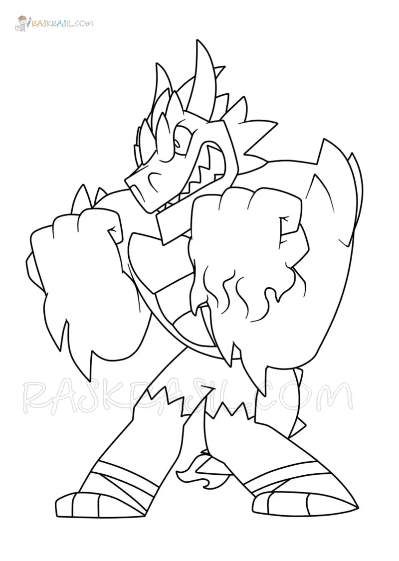 Goo Jit Zu Para Colorear 11