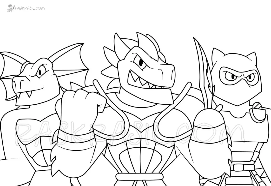 Goo Jit Zu Para Colorear 5