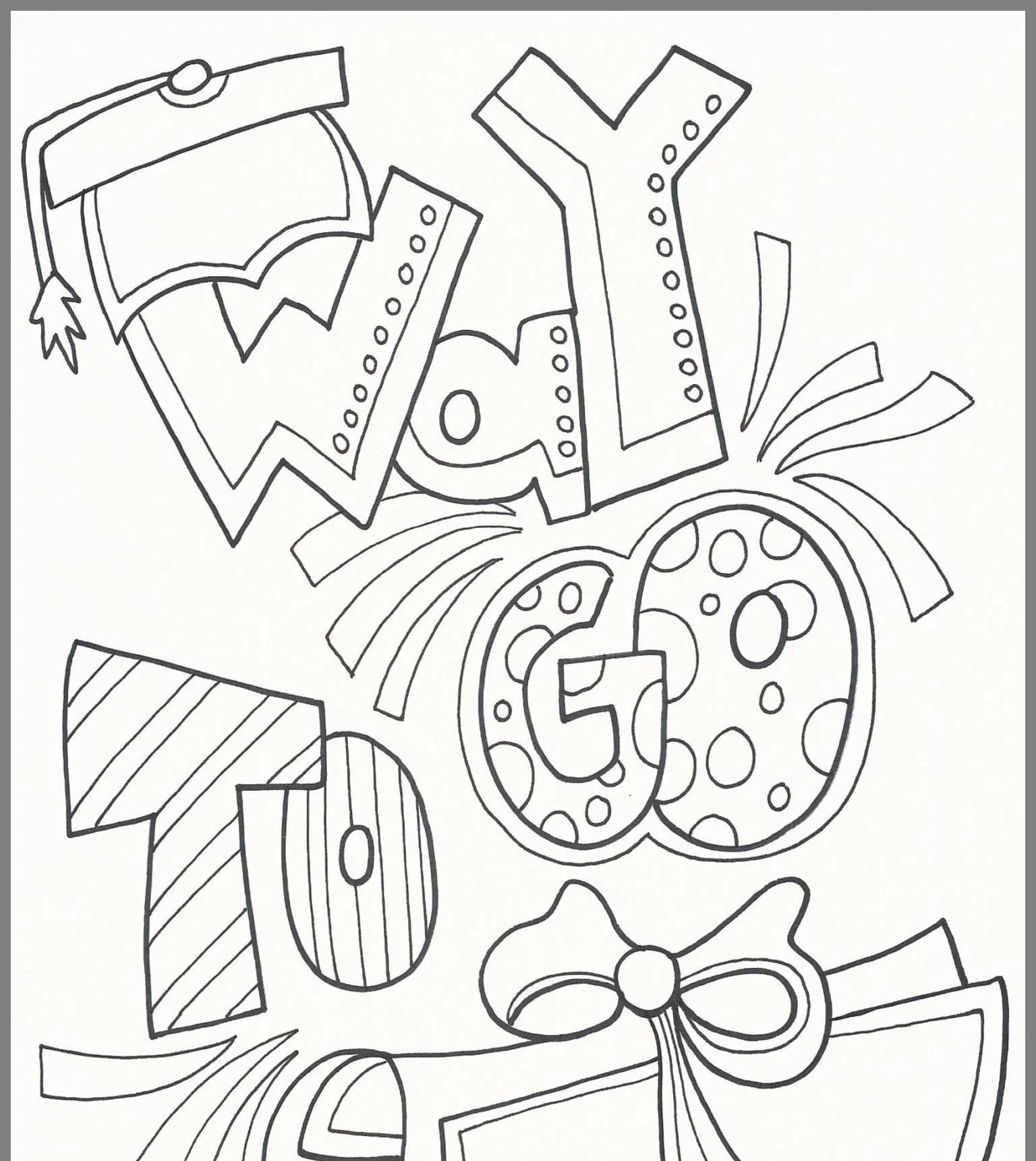 Graduation Coloring Pages 61