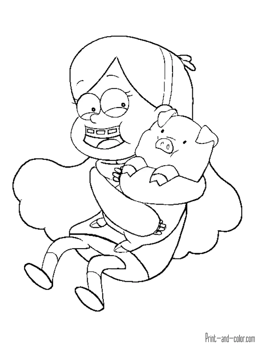 Gravity Falls Coloring Pages 13