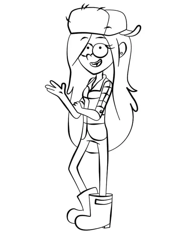 Gravity Falls Coloring Pages 19