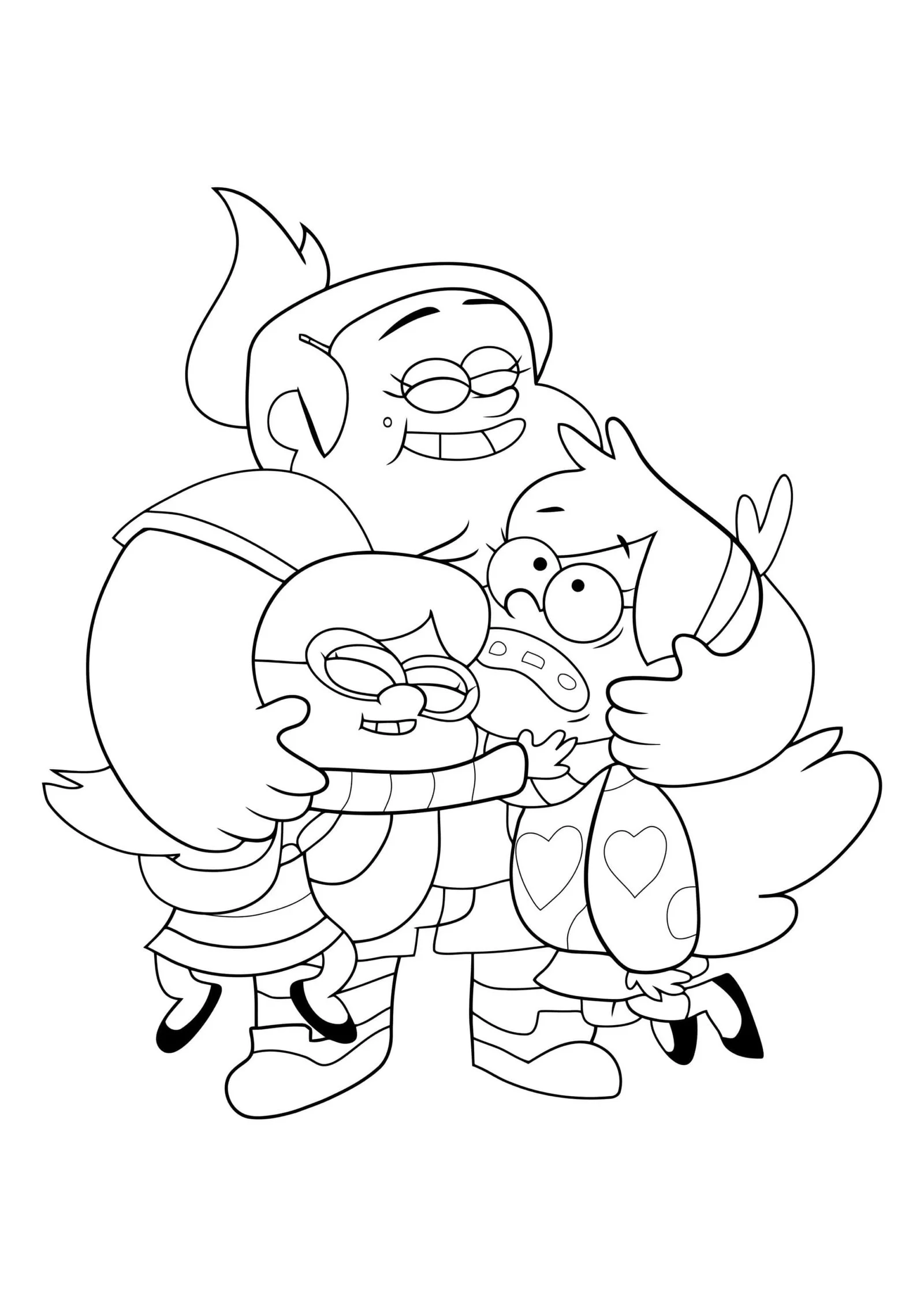Gravity Falls Coloring Pages 27