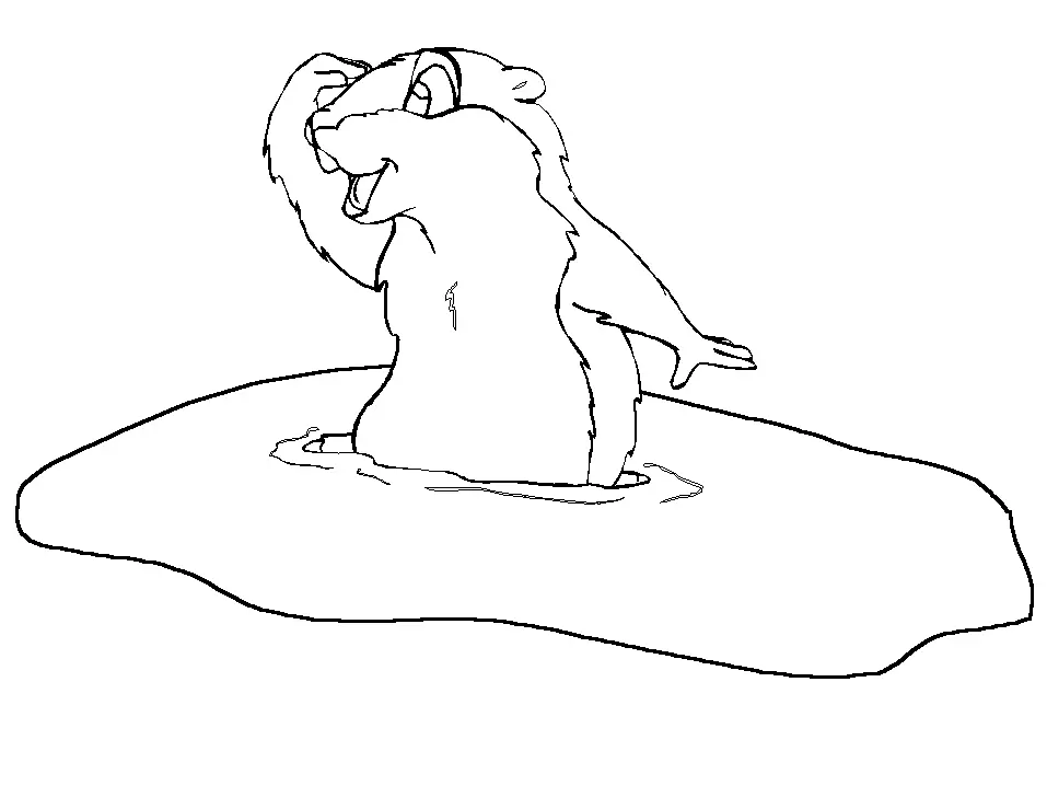 Groundhog Coloring Pages 8