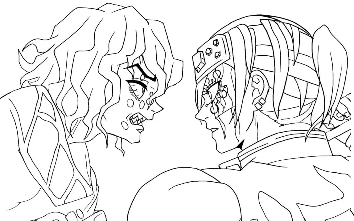 Gyutaro Coloring Pages 10