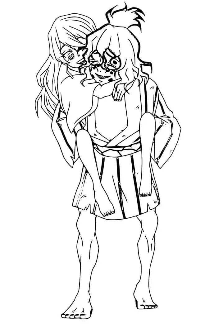 Gyutaro Coloring Pages 30