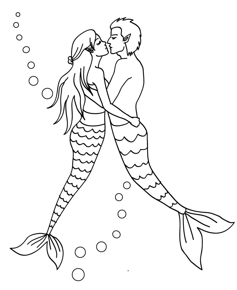 H2O Mermaids Coloring Pages