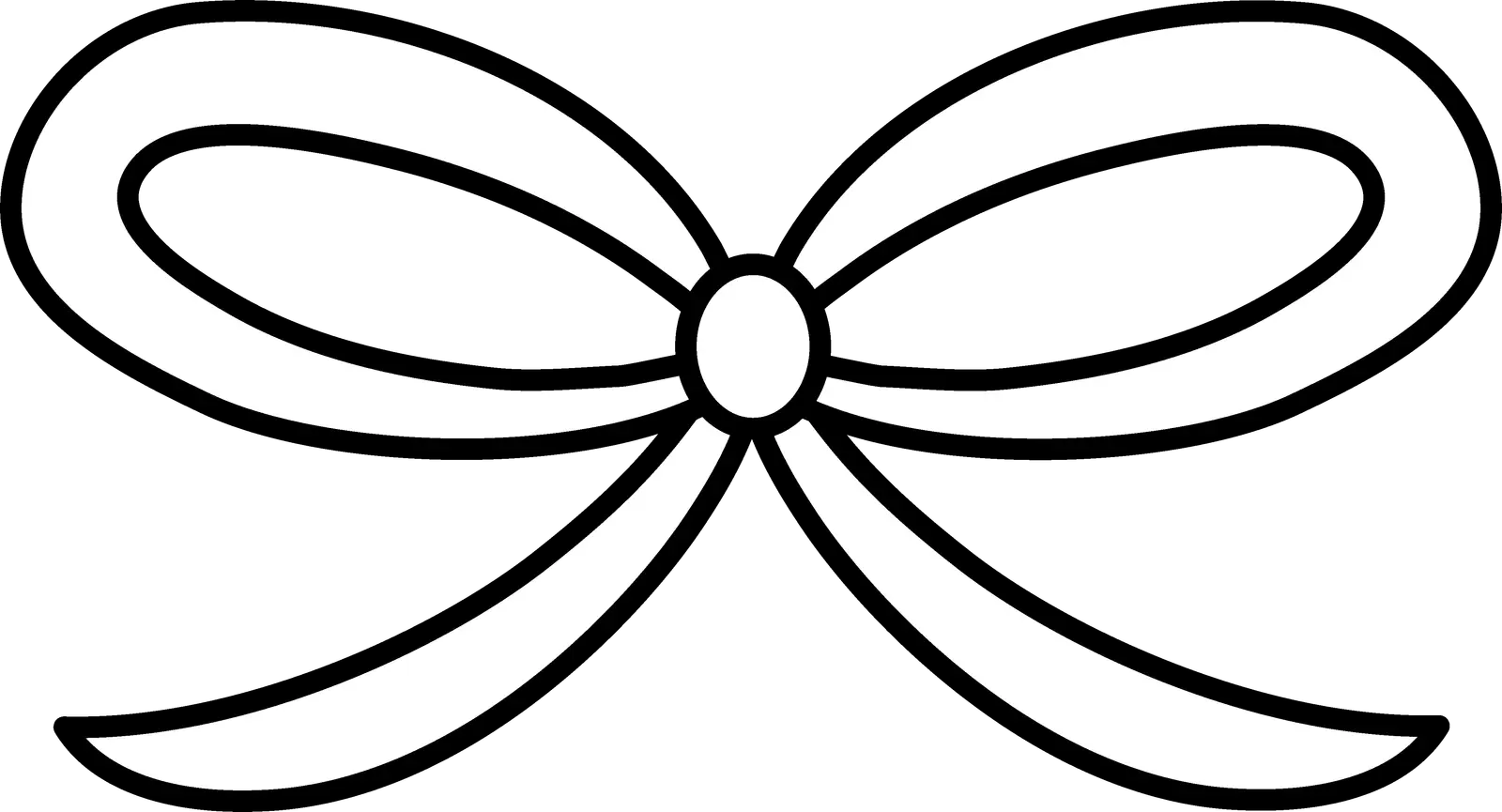 Hair Bow Coloring Pages 11