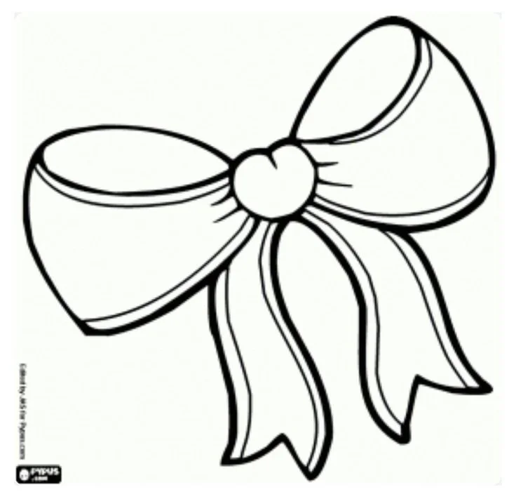 Hair Bow Coloring Pages 23