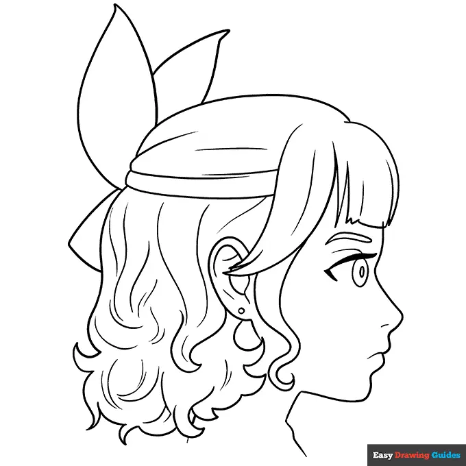 Hair Bow Coloring Pages 24