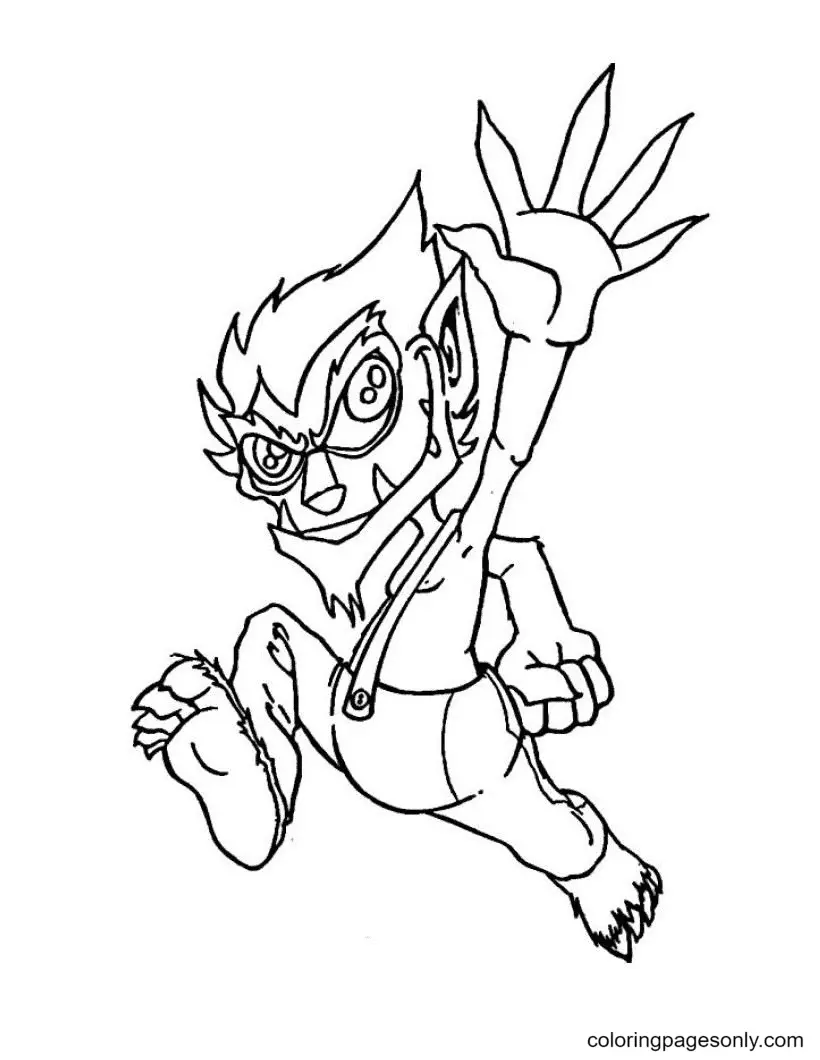 Desenhos de Monstros de Halloween Para Colorir 105