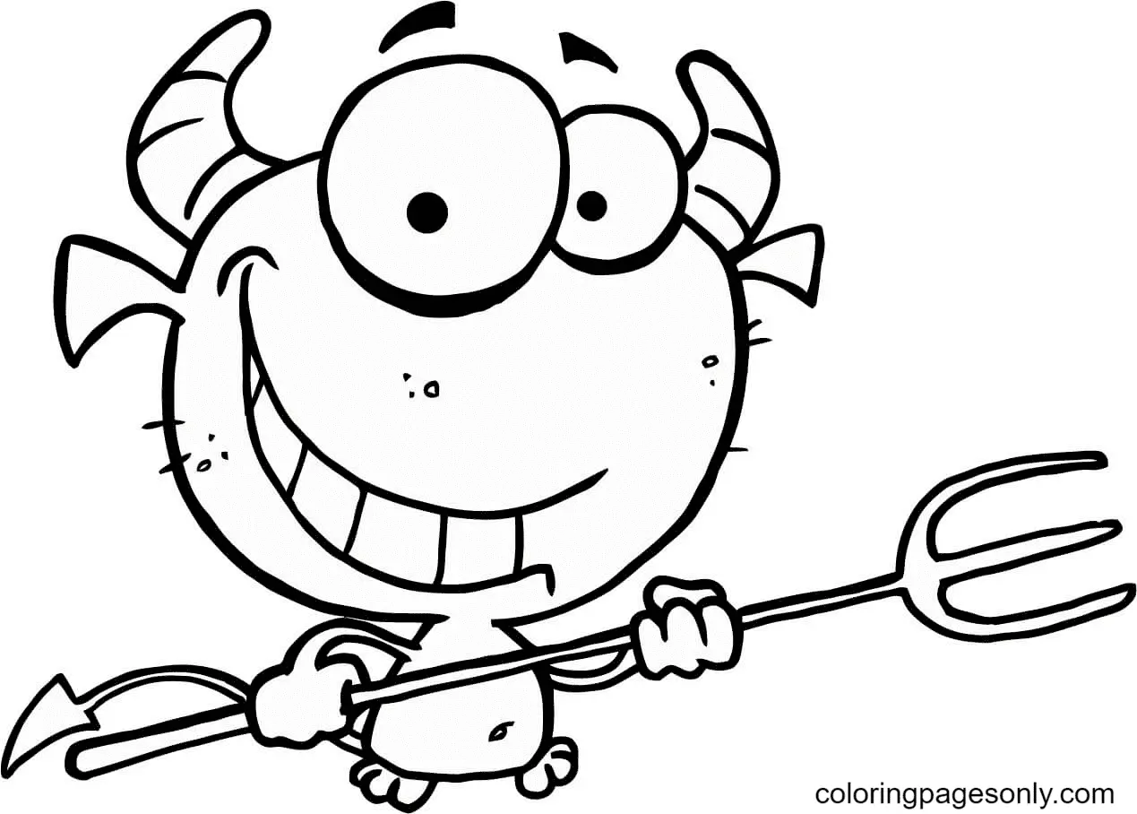 Desenhos de Monstros de Halloween Para Colorir 109