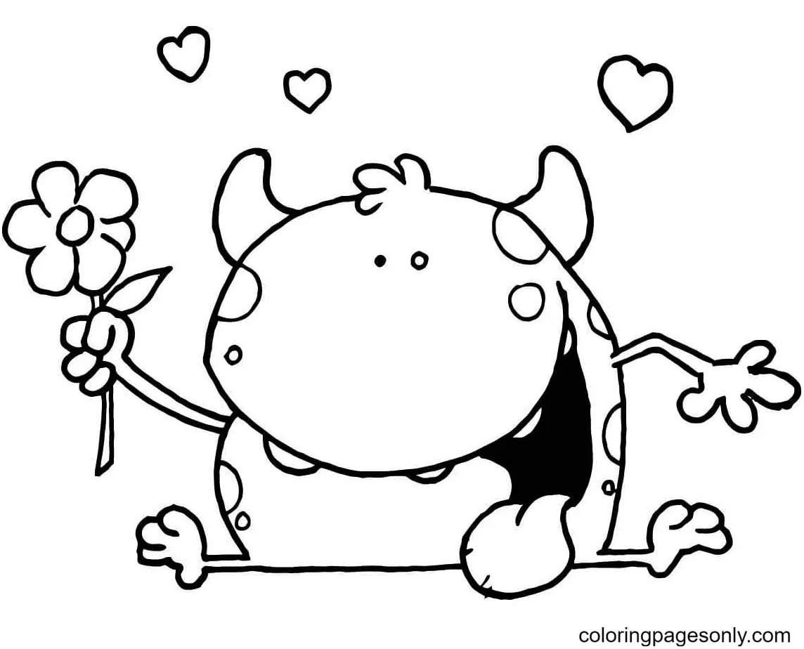 Desenhos de Monstros de Halloween Para Colorir 116