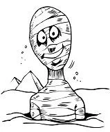 Desenhos de Monstros de Halloween Para Colorir 57