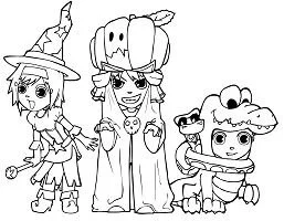 Desenhos de Monstros de Halloween Para Colorir 69