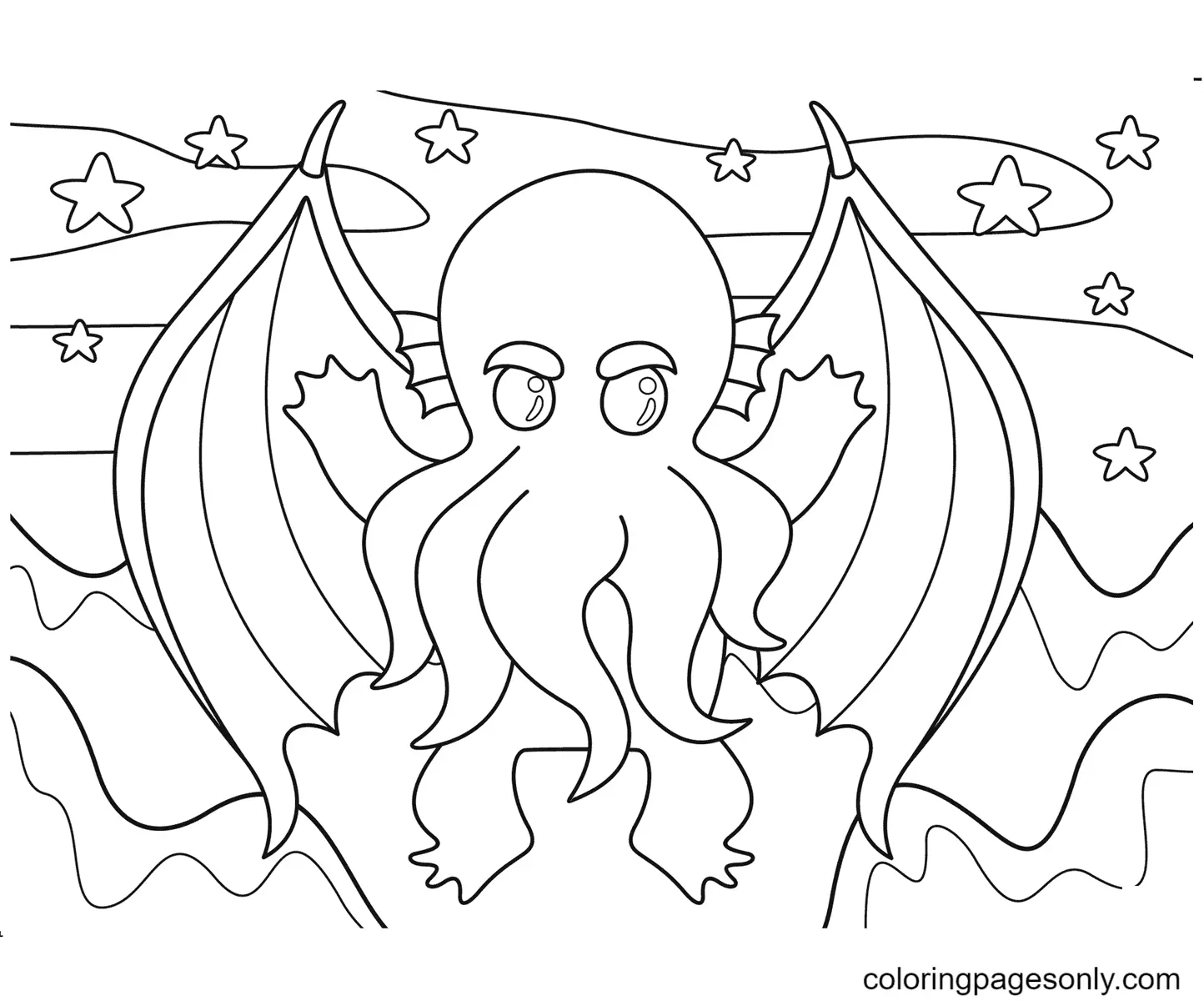 Desenhos de Monstros de Halloween Para Colorir 83