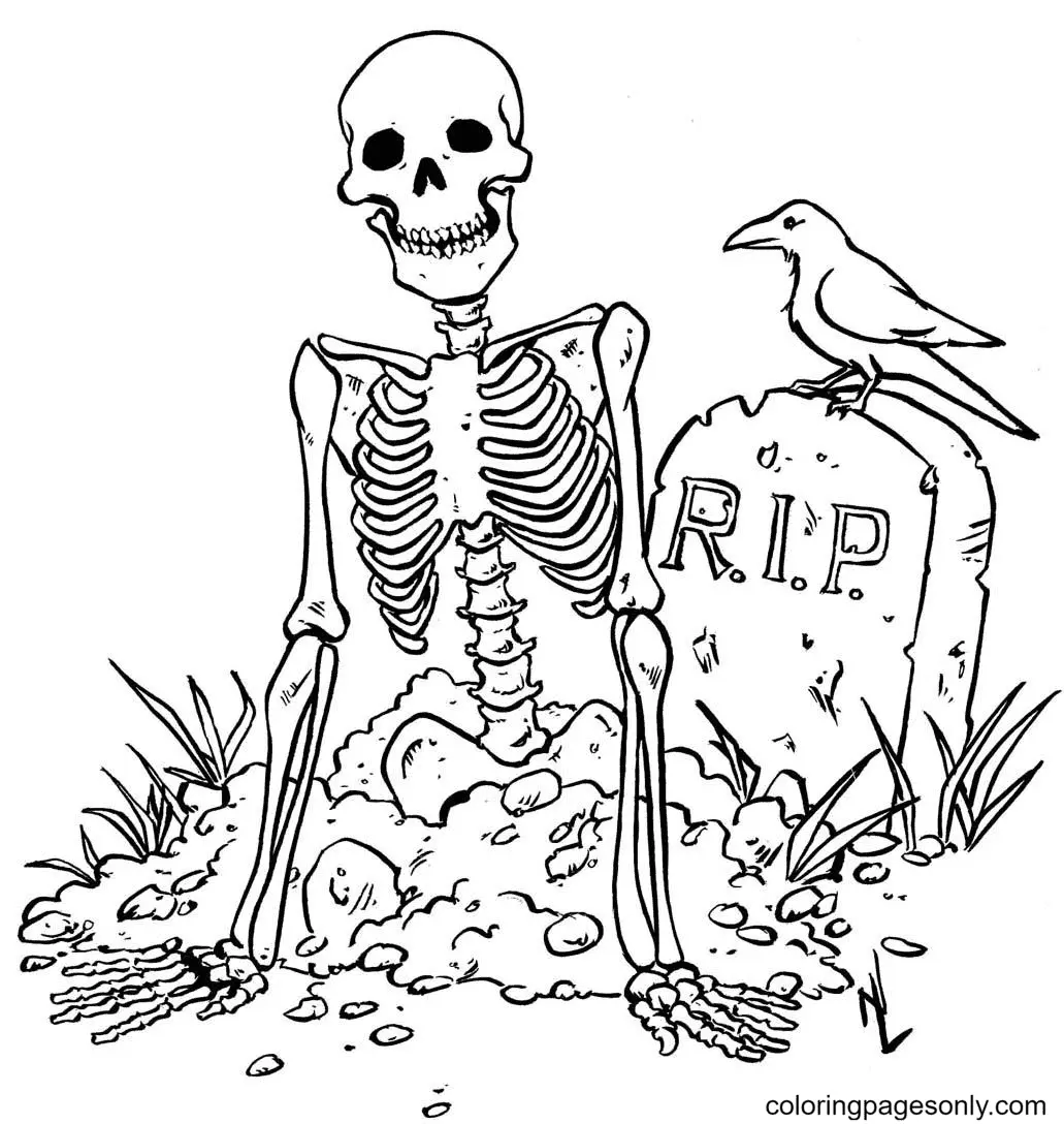 Desenhos de Monstros de Halloween Para Colorir 85