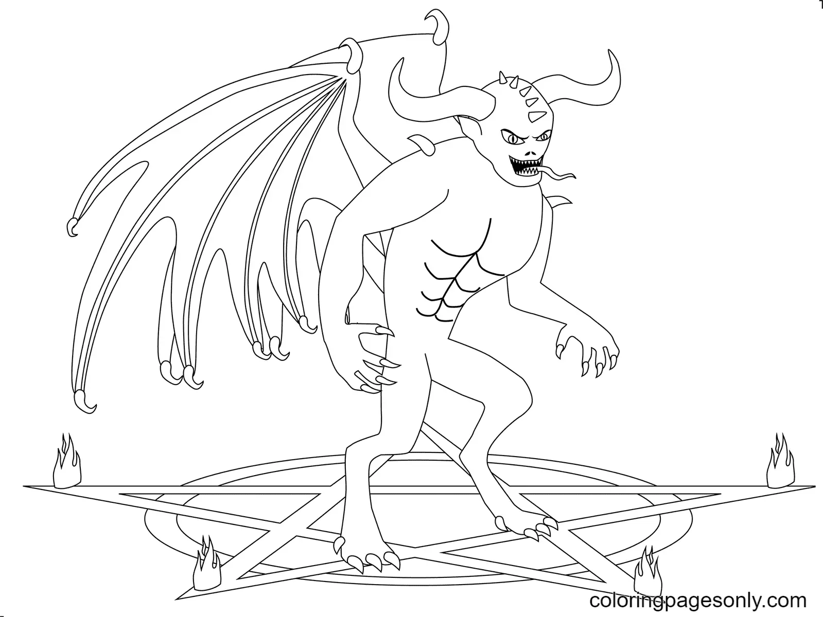 Desenhos de Monstros de Halloween Para Colorir 86