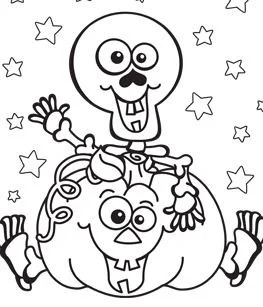 Desenhos de Abobora de Halloween Para Colorir 48