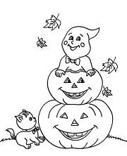 Desenhos de Abobora de Halloween Para Colorir 62