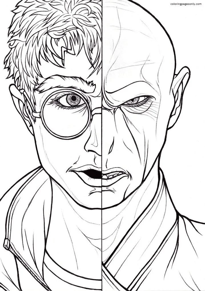 Desenhos de Harry Potter Para Colorir 22