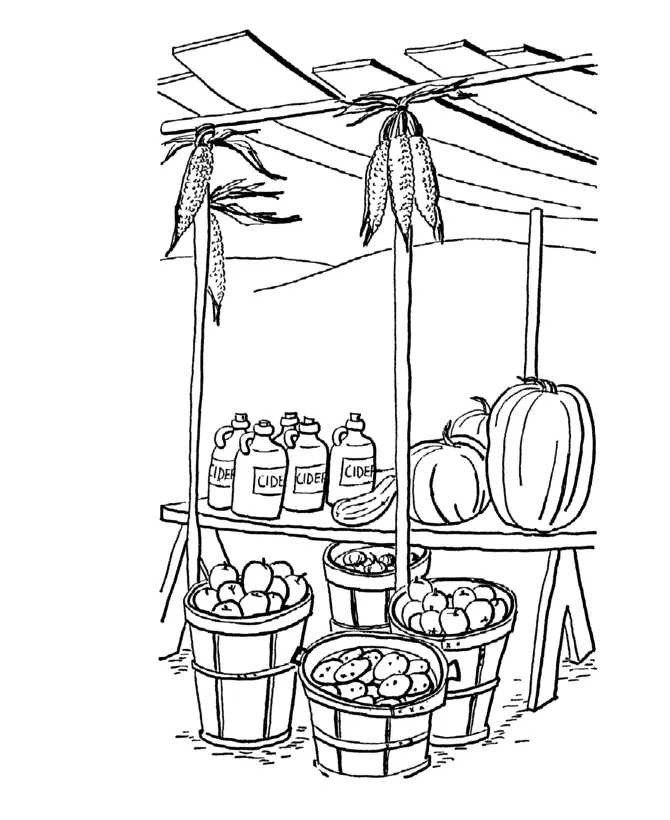 Harvest Coloring Pages 4