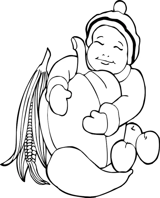 Harvest Coloring Pages 9