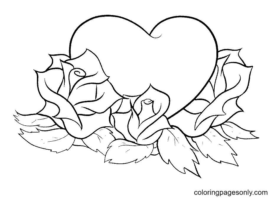 Heart Coloring Pages 13