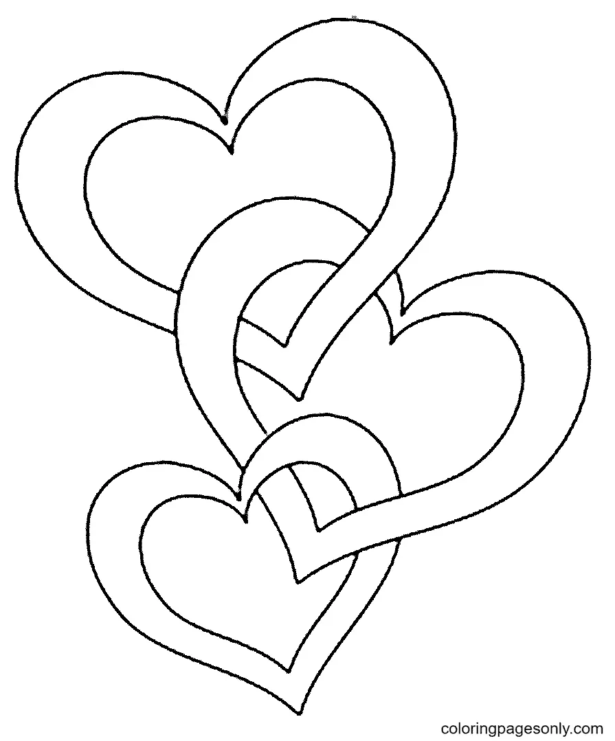 Heart Coloring Pages 27