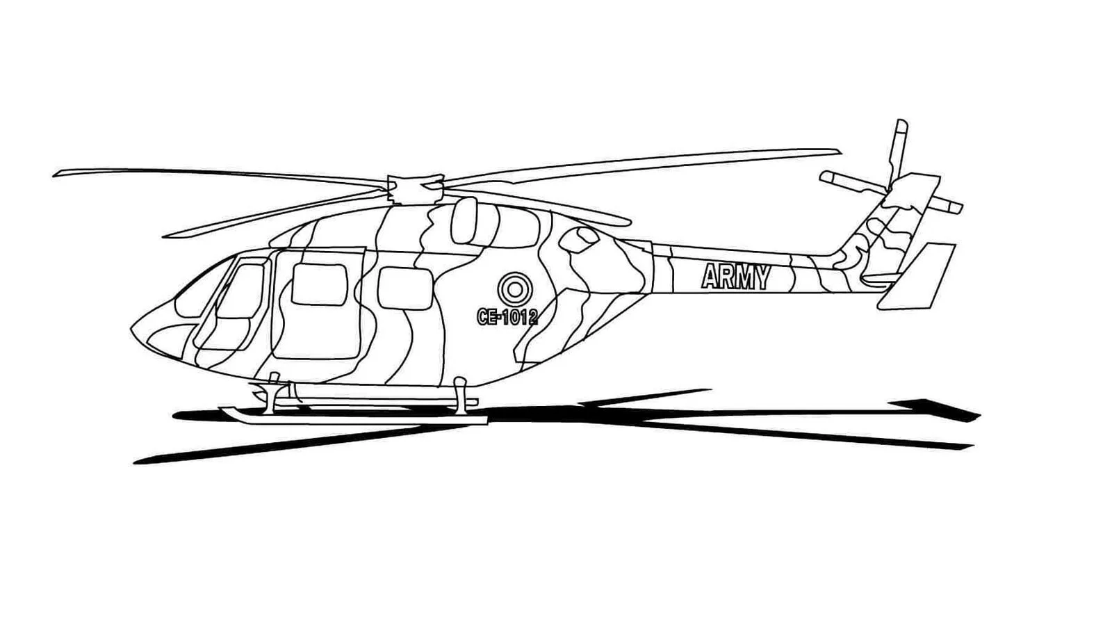 Helicopter Coloring Pages 42