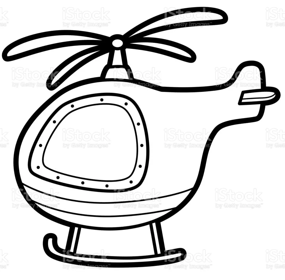 Helicopter Coloring Pages 45
