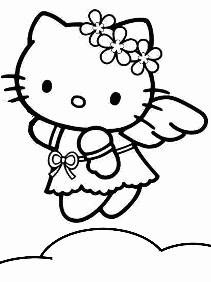 Hello Kitty Christmas Coloring Pages 18