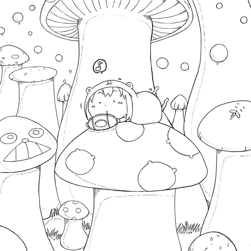 Desenhos de Himouto Umaru chan Para Colorir 25