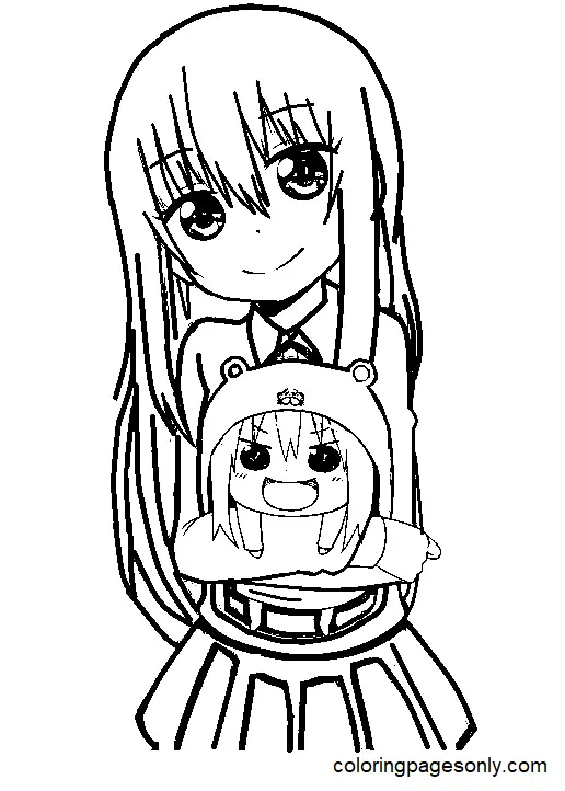 Desenhos de Himouto Umaru chan Para Colorir 3
