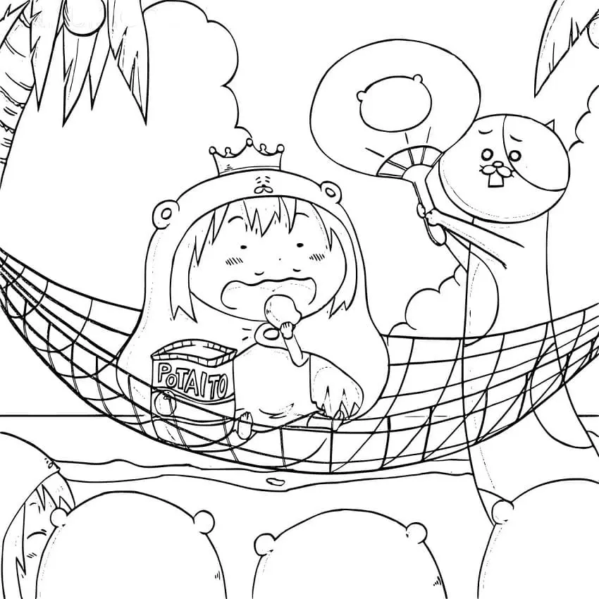 Desenhos de Himouto Umaru chan Para Colorir 31