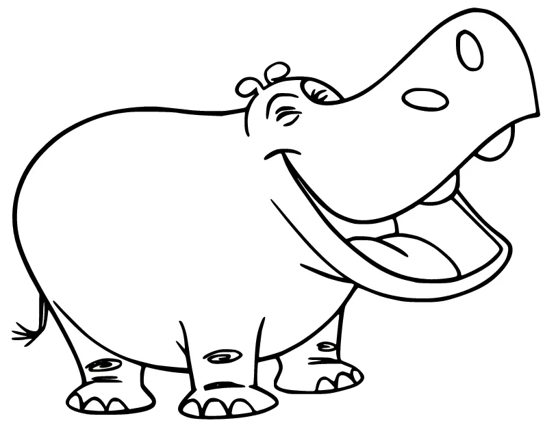 Hippo Ausmalbilder 73