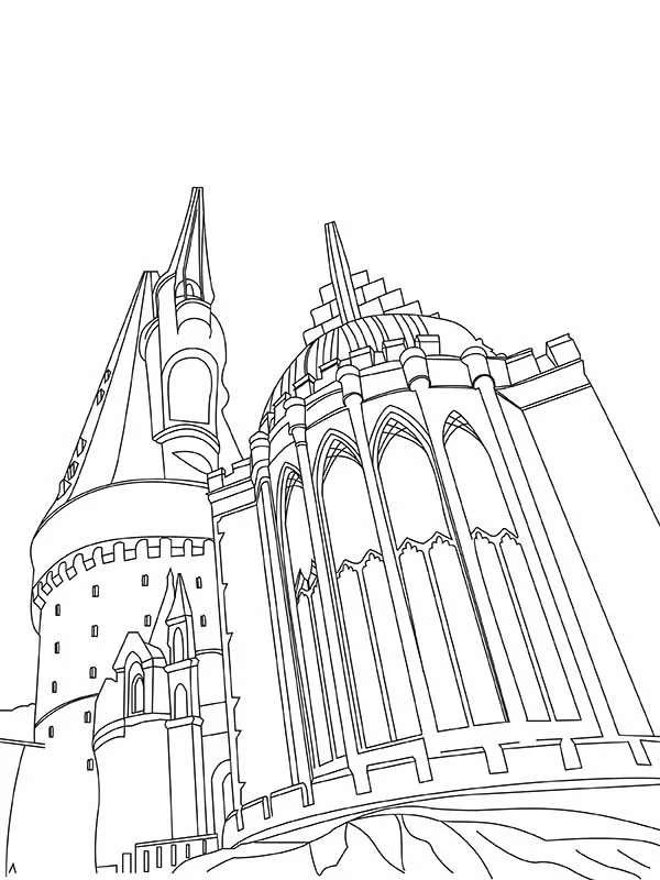 Hogwarts Coloring Pages 13