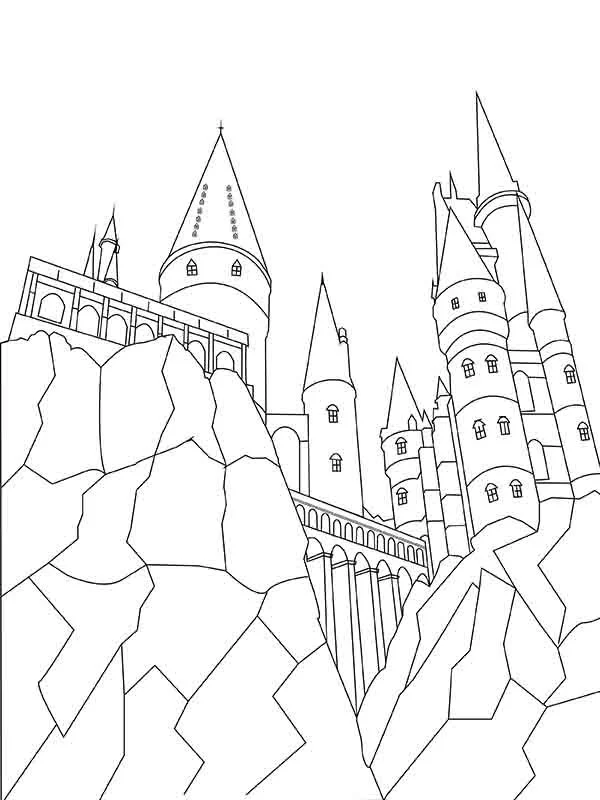 Hogwarts Coloring Pages 6