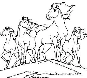 Horse Coloring Pages 1