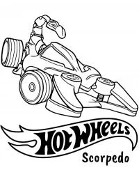 Hot Wheels Para Colorear 9