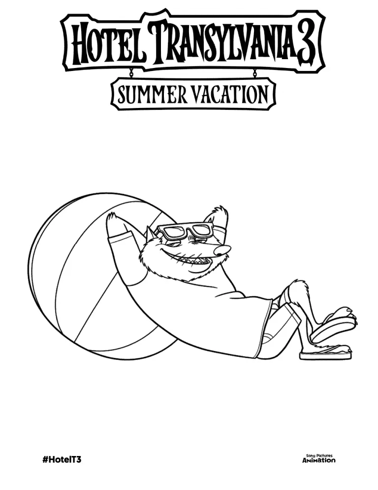 Hotel Transylvania Coloring Pages