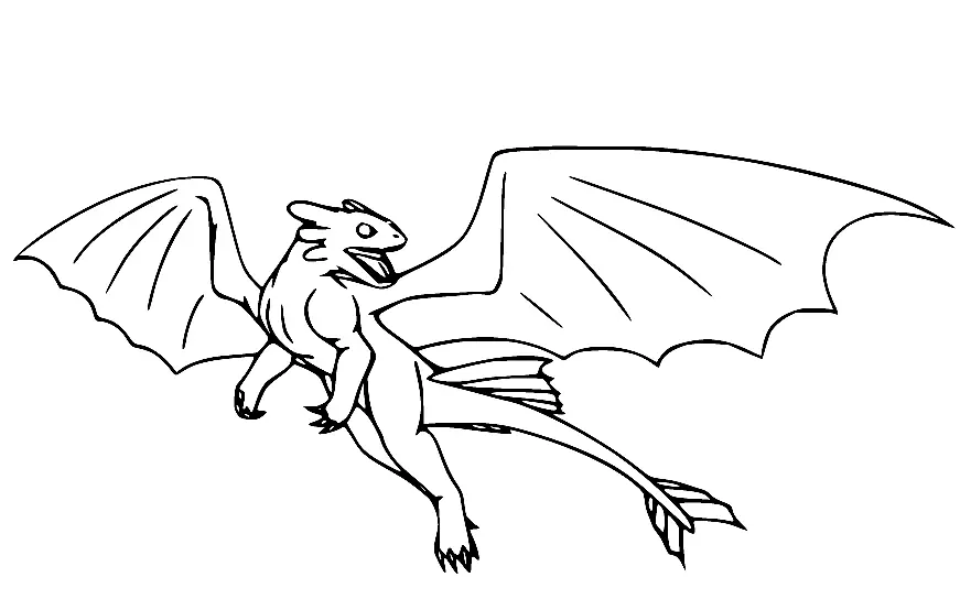 How to Train Your Dragon Coloring Pages 18