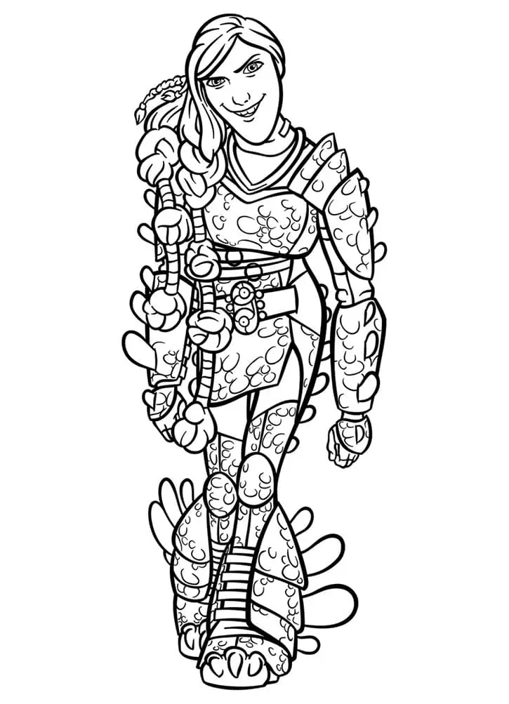 Desenhos de Como Treinar seu dragao Para Colorir 55