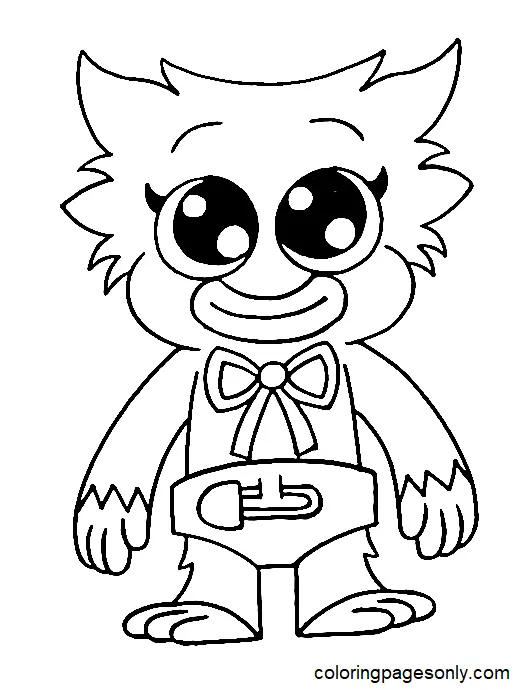 Huggy Wuggy Para Colorear 45